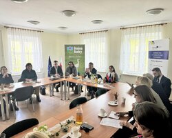 25.04.2024 - Spotkanie w Budrach z przedstawicielami Komisji Europejskiej