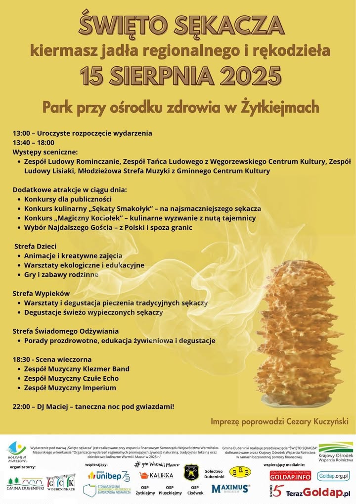 🍰 Drugi Festiwal Pogranicza – Słodkie Smaki Tradycji w Żytkiejmach!
